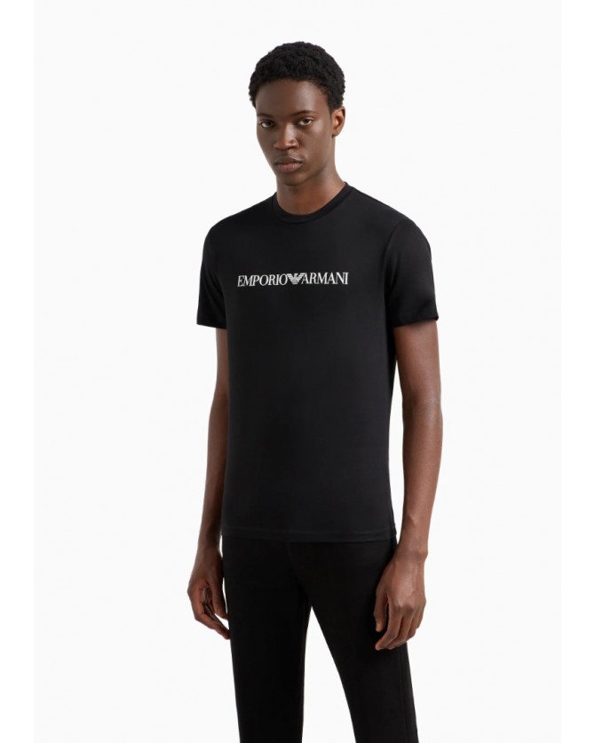 T-shirt Emporio Armani Μαύρο 8N1TN51JPZZ-0021