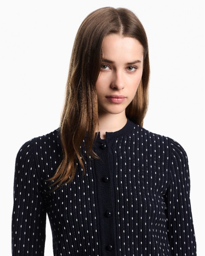 Σακάκι-ζακέτα Emporio Armani Σκούρο μπλε EW002682AF19366-FB017