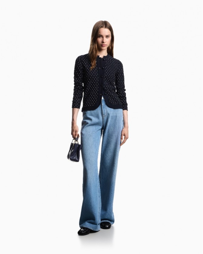 Σακάκι-ζακέτα Emporio Armani Σκούρο μπλε EW002682AF19366-FB017