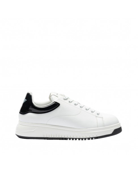 Υπόδημα Sneakers Emporio Armani Λευκό X4X264XN818 D611-WHITE+BLACK