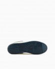 Υπόδημα sneakers ανδρικό Emporio Armani Λευκό δερμάτινο με μπλε λεπτομέρειες X4X264XR128 T864-OFF WHT+TRANS.NIGHT