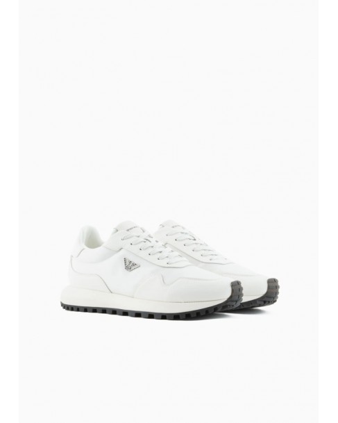 Υπόδημα Sneakers Emporio Armani Λευκό X4X630XN877 M801-OFF WHITE+OFF WHITE