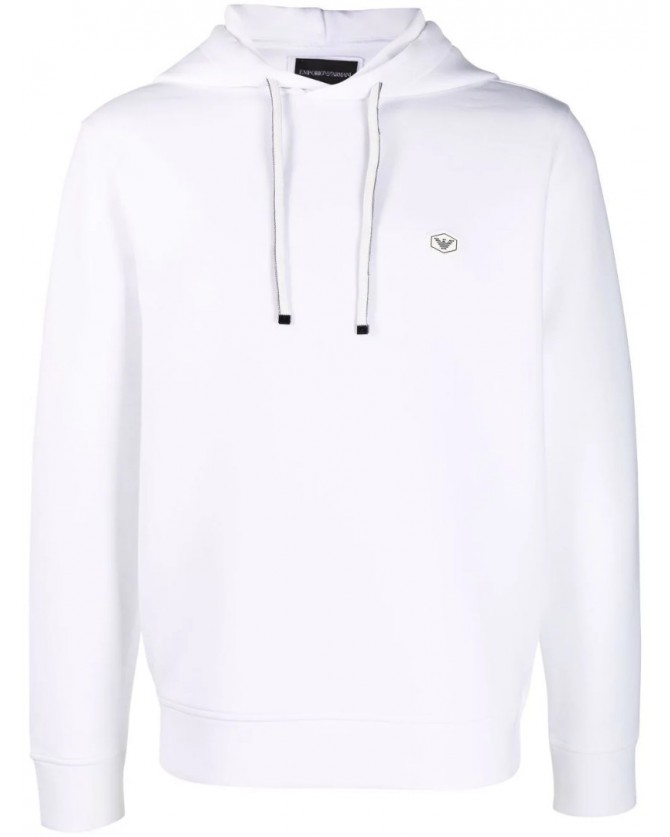 Φούτερ Emporio Armani Λευκό 8N1MD01JHSZ 0100-BIANCO OTTICO