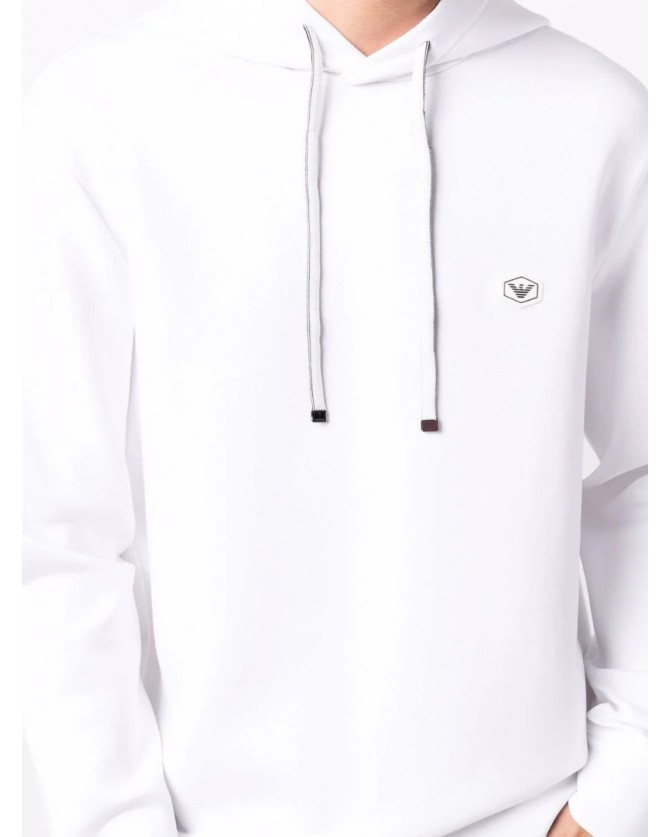 Φούτερ Emporio Armani Λευκό 8N1MD01JHSZ 0100-BIANCO OTTICO