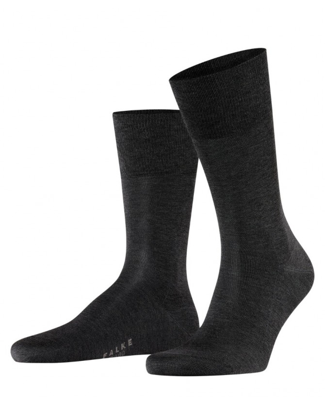 Κάλτσες βαμβακερές Falke Ανθρακί 14662