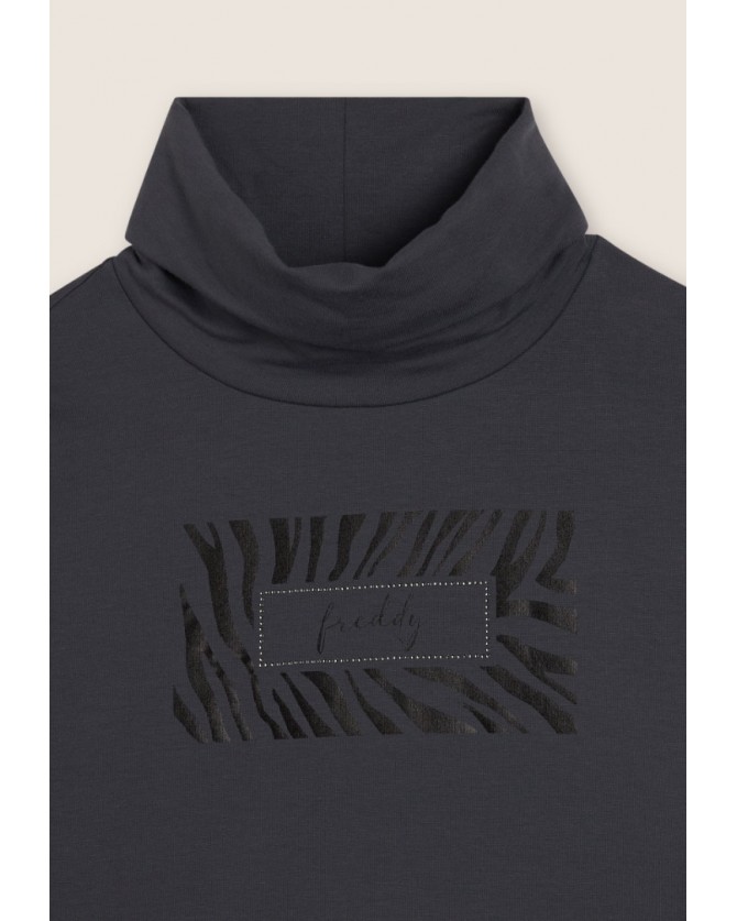 Φούτερ Freddy Ανθρακί F25WSLS15-G76