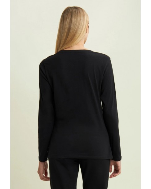 Μπλούζα Freddy Μαύρη F25WTEET3-N-