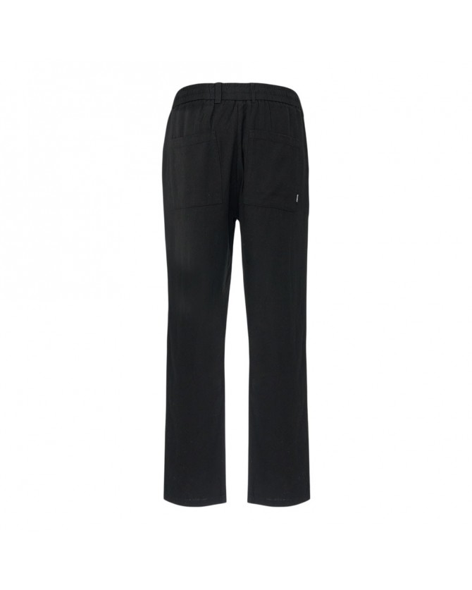 Παντελόνι Gabba Μαύρο λινό ZETA LINO-METEORITE