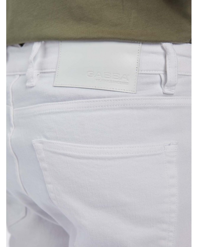 Παντελόνι jean Gabba Λευκό ALEX K2671 JEANS 0003-WHITE