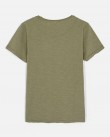 T-shirt Gabba Λαδί KONRAD SLUB S/S 7001-DEEP LICHEN GREEN