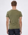 T-shirt Gabba Λαδί KONRAD SLUB S/S 7001-DEEP LICHEN GREEN