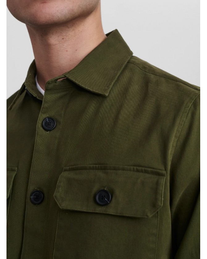 Πουκάμισο Gabba Overshirt Λαδί TOPPER LS SHIRT 0685-ARMY