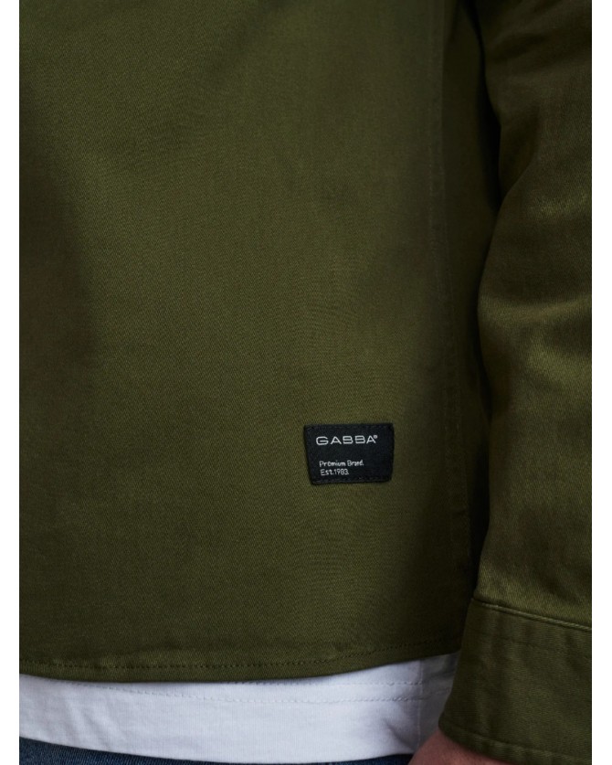 Πουκάμισο Gabba Overshirt Λαδί TOPPER LS SHIRT 0685-ARMY