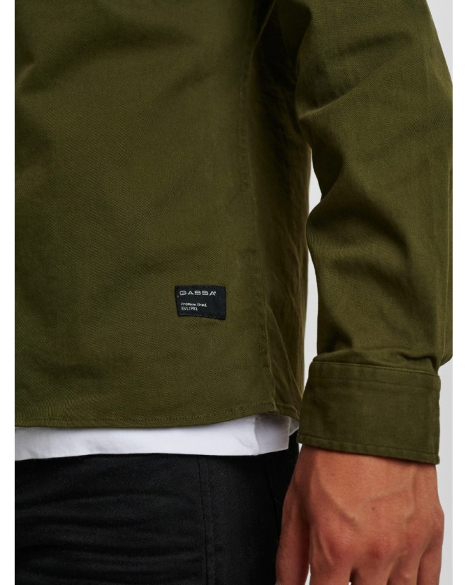 Πουκάμισο Gabba Overshirt Λαδί TOPPER LS SHIRT 0685-ARMY