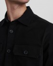Πουκάμισο Gabba Overshirt Μαύρο TOPPER LS SHIRT 9999-BLACK