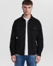 Πουκάμισο Gabba Overshirt Μαύρο TOPPER LS SHIRT 9999-BLACK