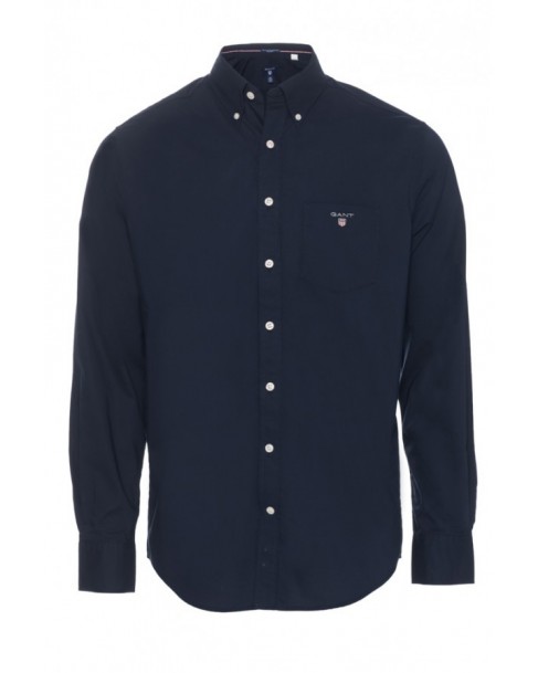 Πουκάμισο Gant Σκούρο μπλε Regular Fit Broadcloth Shirt 3G3046400-G0410