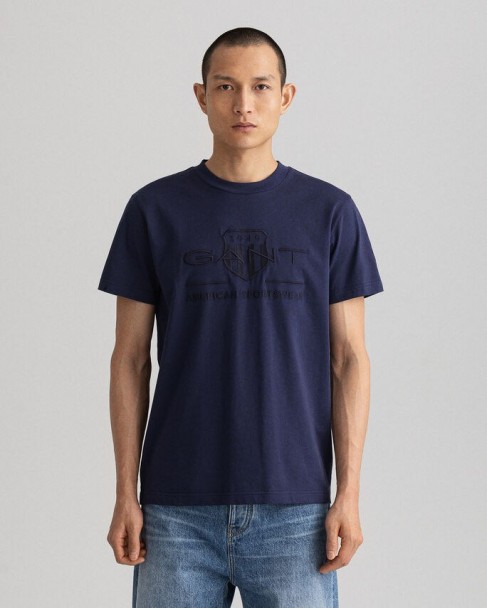 T-shirt Gant Σκούρο μπλε 3G2003140-G0433