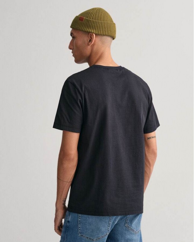 T-shirt Gant Μαύρο 3G2003184-G0005