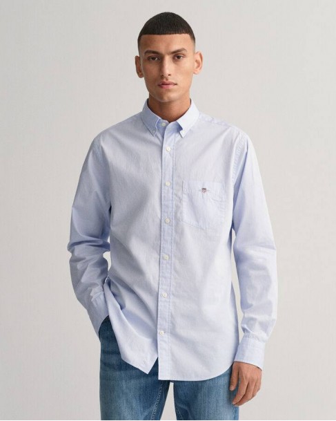 Πουκάμισο Gant Σιέλ 3G3000100-G0455 Regular fit 