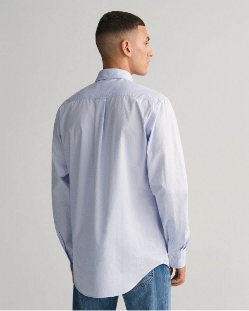 Πουκάμισο Gant Σιέλ 3G3000100-G0455 Regular fit 