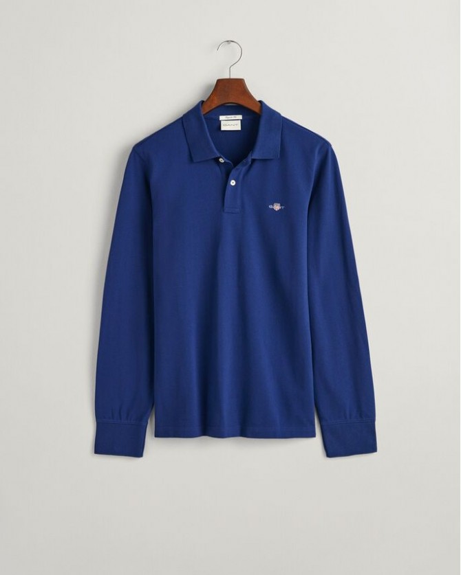 Μπλούζα polo Gant Μπλε Ρουά 2230-432