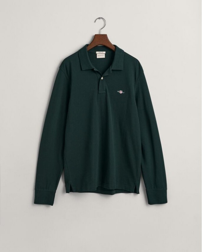 Μπλούζα polo Gant Πράσινη 2230-374