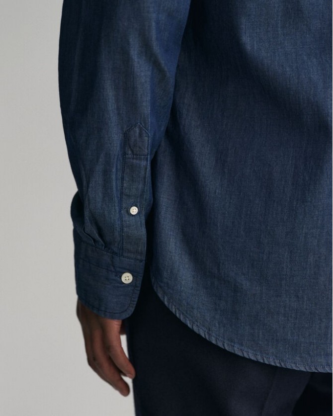 Πουκάμισο τύπου Jean Gant Μπλε 3G3000402-G0989 Slim fit