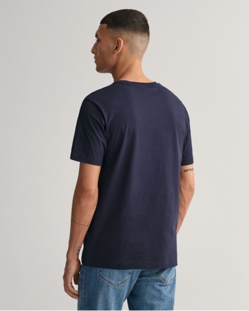 T-shirt Gant Σκούρο μπλε 2003199-433
