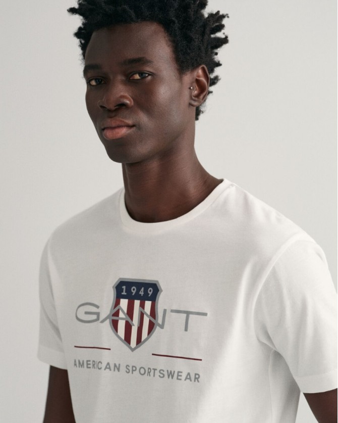T-shirt Gant Λευκό 2003199-110