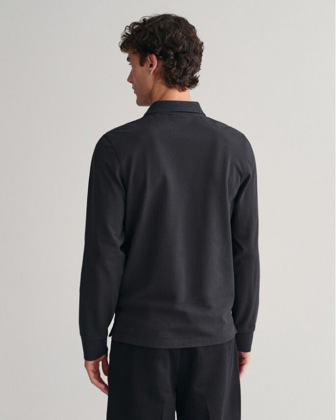 Μπλούζα polo Gant Μαύρη 2230-5