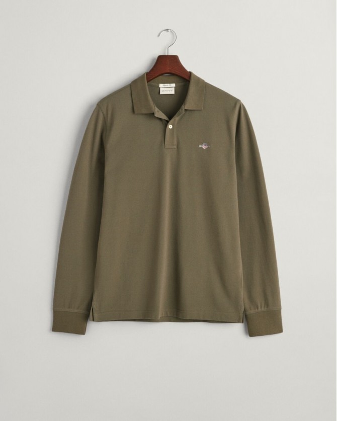 Μπλούζα polo Gant Λαδί 3G2230-1-G0301