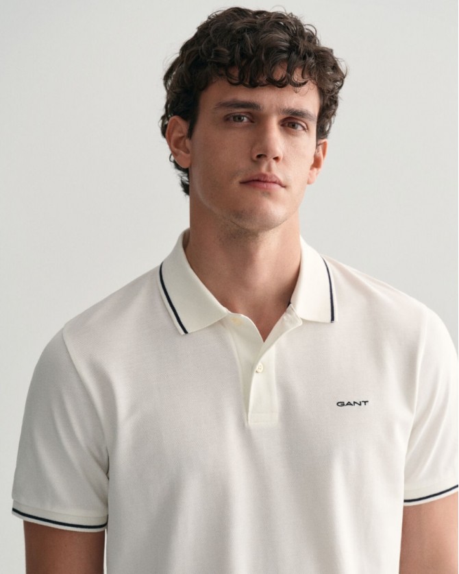 Polo t-shirt Gant Λευκό 3G2062034-G0110