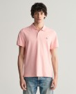Polo t-shirt ανδρικό Gant βαμβακερό Ροζ 3G2210-1-G0671 Regular fit