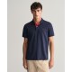Polo t-shirt ανδρικό Gant βαμβακερό Σκούρο μπλε 3G2062026-G0433 Slim fit 
