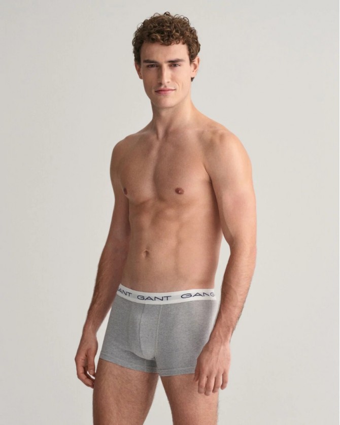 Τριάδα σετ boxers Gant Λευκό-Γκρι-Μαύρο 3GU900013003-G0093