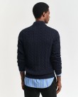 Πλεκτό Half zip Gant Σκούρο μπλε 3G8050603-G0433
