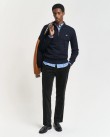 Πλεκτό Half zip Gant Σκούρο μπλε 3G8050603-G0433