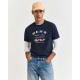 T-shirt Gant Σκούρο μπλε 3G2003299-G0433