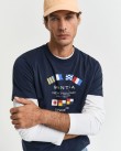 T-shirt Gant Σκούρο μπλε 3G2003299-G0433