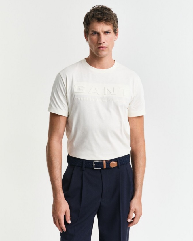 T-shirt Gant Εκρού 3G2003339-G0130