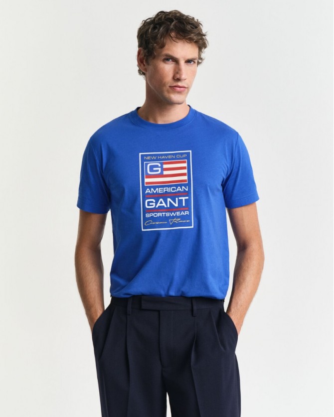 T-shirt Gant Μπλε 3G2003299-G0447