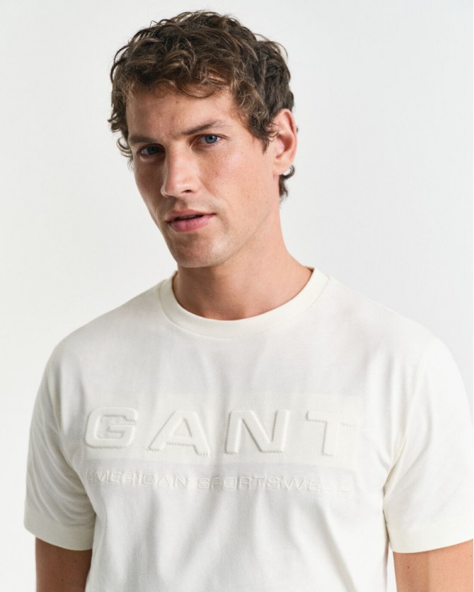 T-shirt Gant Εκρού 3G2003339-G0130