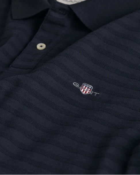 Polo t-shirt Gant Σκούρο μπλε 3G2014035-G0433