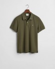 Polo t-shirt Gant Λαδί 2210-1-G0301