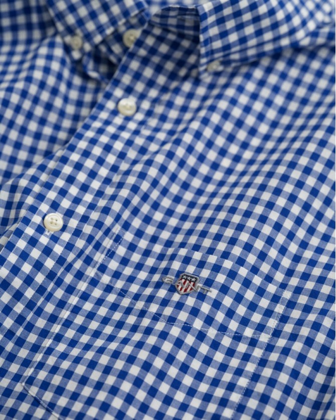 Πουκάμισο κοντομάνικο Gant Σιέλ 3G3000121-G0436