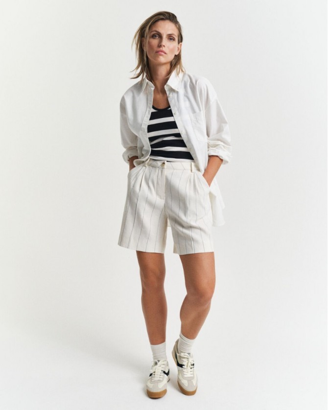 Top Gant ριγέ Λευκό-Μαύρο 3GW4200559-G0005