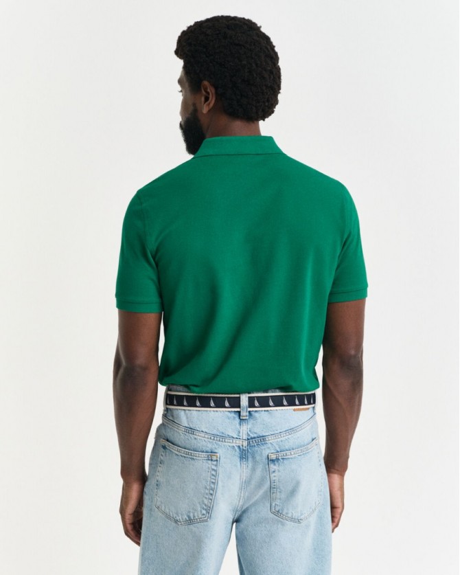 Polo t-shirt Gant Πράσινο 2210-1-G0322