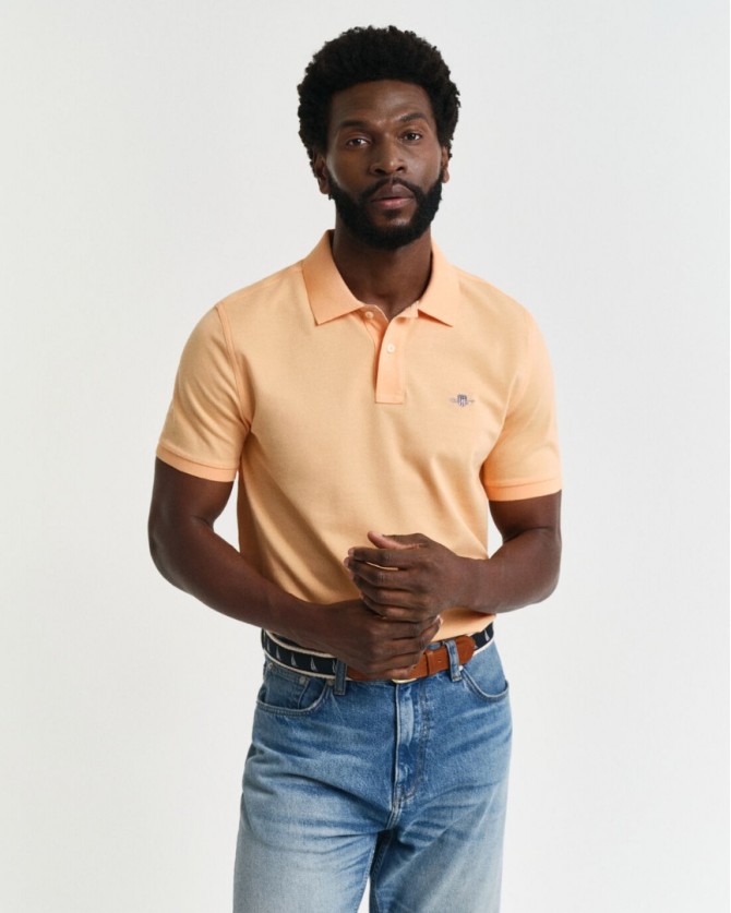 Polo t-shirt Gant Πορτοκαλί 2210-1-G0848