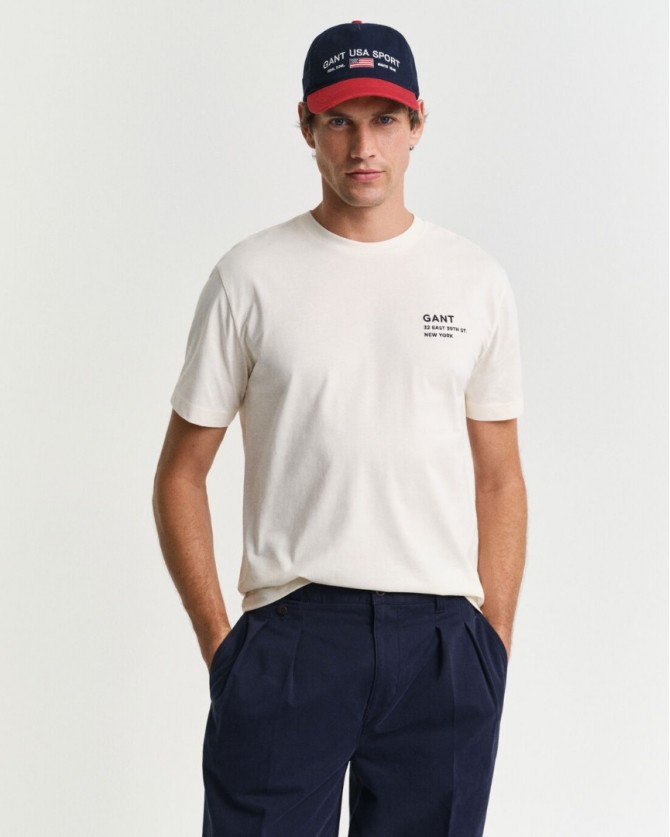 T-shirt Gant Εκρού 3G2003300-G0130